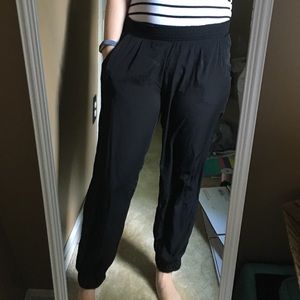 AEO Black Joggers